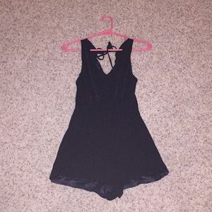Black Sienna Sky Romper